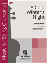 A Cold Winter's Night Orchestra sheet music cover